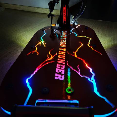 Deck plateau trottinette personnalisable avec LED
