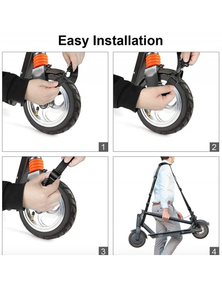 Bandoulière ceinture de transport pour porter votre trottinette électrique