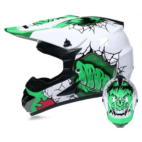 Casque de motard HULK et trottinette électrique design et...