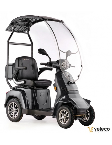 Veleco Gravis avec toit en verre scooter pour PMR senior et handicapés