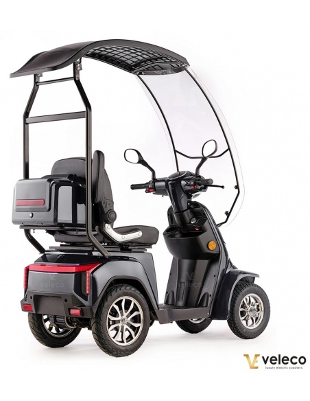 Veleco Gravis avec toit en verre scooter pour PMR senior et handicapés