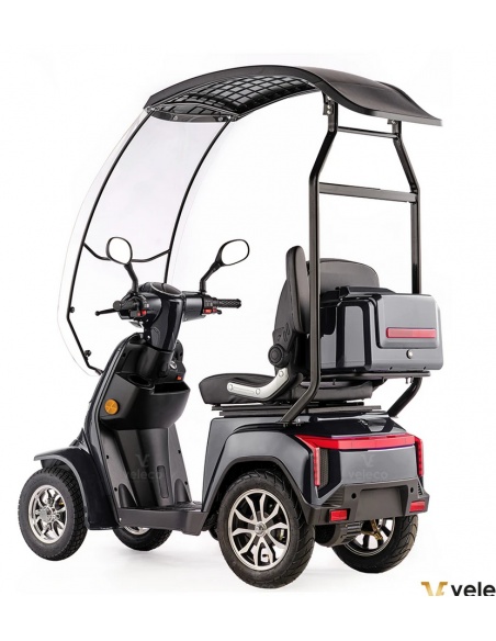 Veleco Gravis avec toit en verre scooter pour PMR senior et handicapés