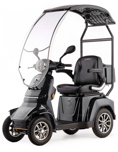 Veleco Gravis avec toit en verre scooter pour PMR senior et handicapés