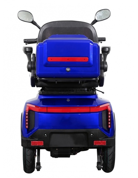 Scooter électrique à 3 roues stable 900 watts PMR et séniors Veleco Turris