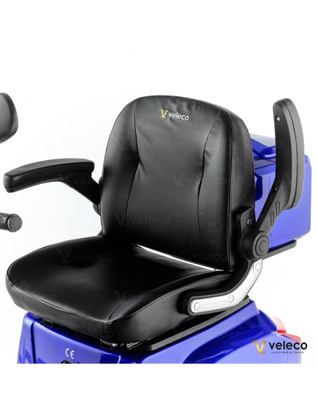 Scooter électrique à 3 roues stable 900 watts PMR et séniors Veleco Turris