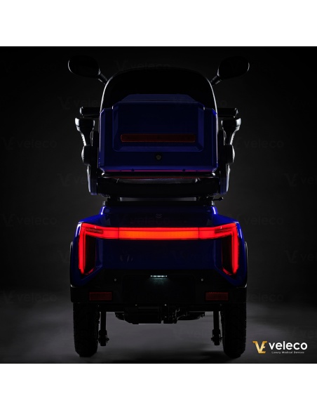 Scooter électrique à 3 roues stable 900 watts PMR et séniors Veleco Turris