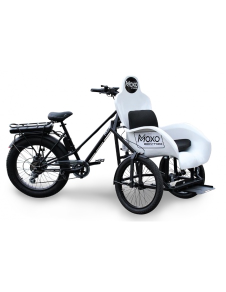 MOXO Tricycle porteur vélo 3 roues pour accompagner des personnes à mobilité réduite et handicapés