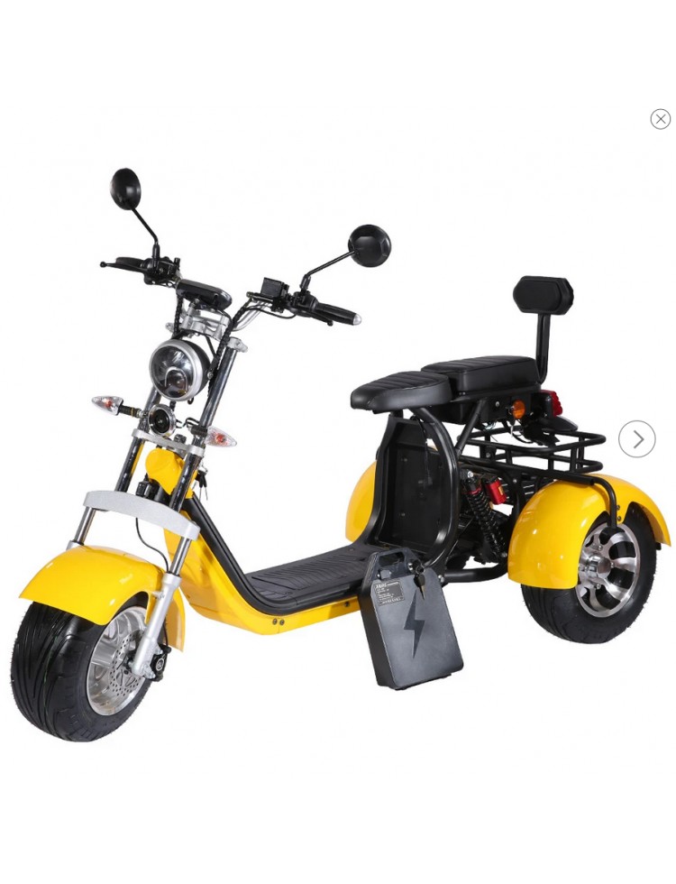 Strike 4000 watts city coco 3 roues 2 places