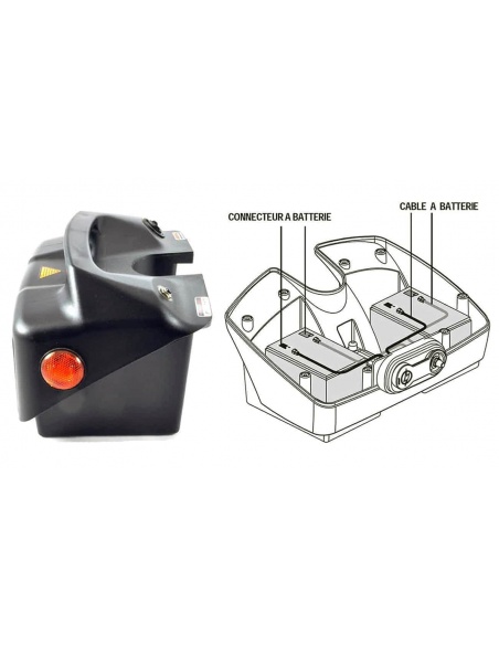 Batterie CPC – 2 × AGM 12Ah traction Colibri invacare