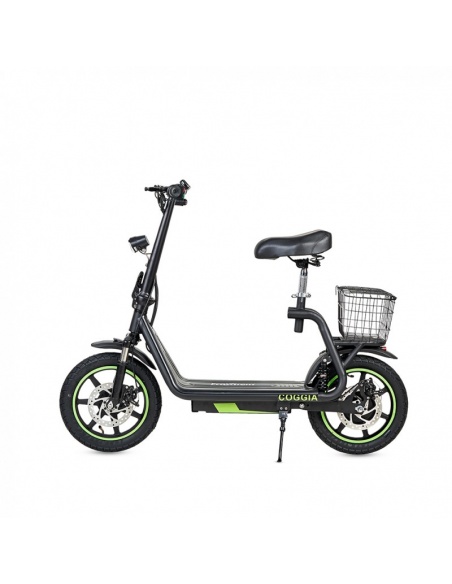Draisienne électrique COGGIA avec panier 500 watts pliable