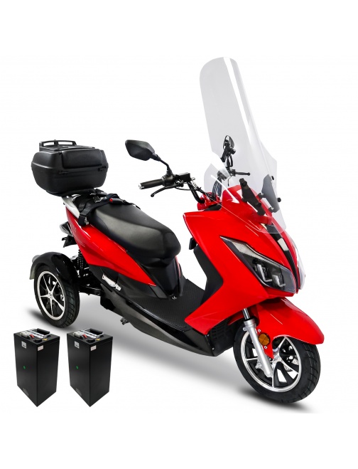 scooter 3 roues 2 places 1500 watts stables...