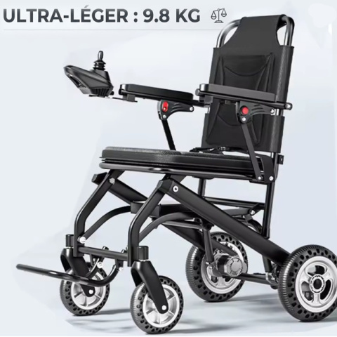 DOOM Fauteuil roulant électrique 9 kg pliable ultra léger...