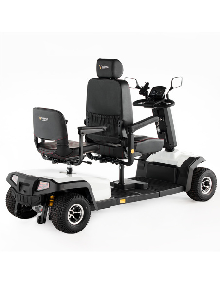 Scooter électrique 2 places sièges pivotants 4 roues TUNY