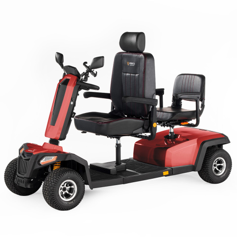Scooter électrique 2 places sièges pivotants 4 roues TUNY