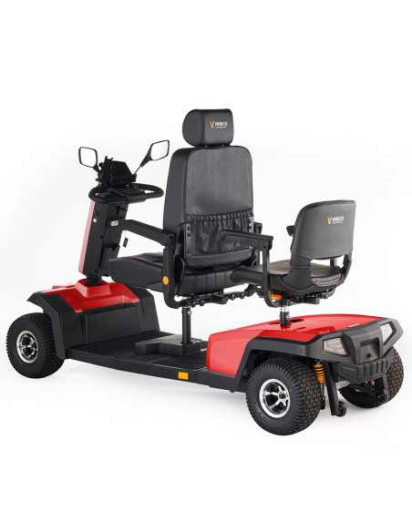 Scooter électrique 2 places sièges pivotants 4 roues TUNY