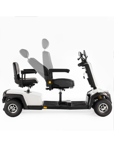 Scooter électrique 2 places sièges pivotants 4...
