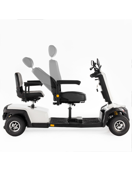 Scooter électrique 2 places sièges pivotants 4 roues TUNY