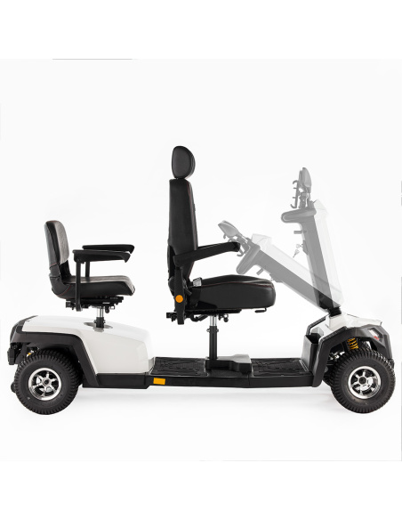 Scooter électrique 2 places sièges pivotants 4 roues TUNY