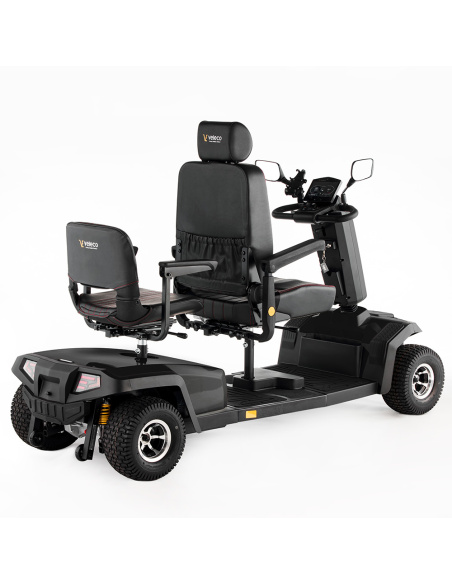 Scooter électrique 2 places sièges pivotants 4 roues TUNY