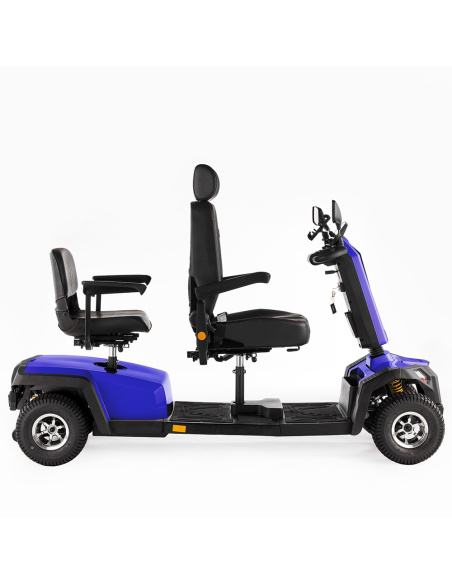 Scooter électrique 2 places sièges pivotants 4 roues TUNY