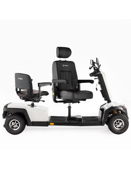 Scooter électrique 2 places sièges pivotants 4 roues TUNY