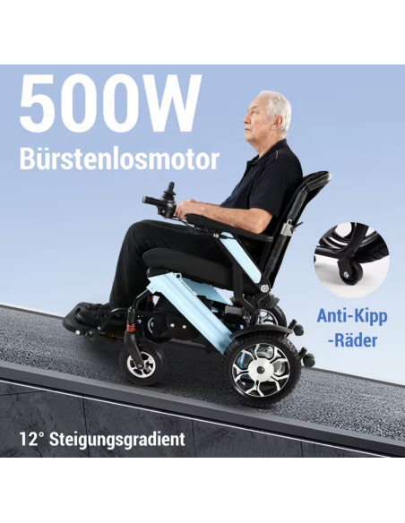 COOLI fauteuil électrique 4 roues électrique avec siège confortable pour PMR et séniors