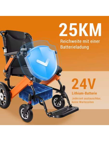 COOLI fauteuil électrique 4 roues électrique avec siège confortable pour PMR et séniors