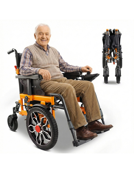 rody fauteuil électrique et manuel grande roues 40cm pour pmr et séniors