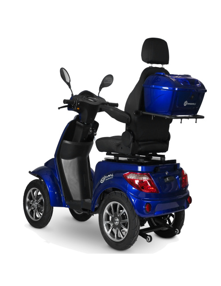 scooter électrique 4 roues CAPFRAPP pour PMR et séniors avec dossier capitaine