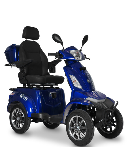 scooter électrique 4 roues CAPFRAPP pour PMR et séniors avec dossier capitaine