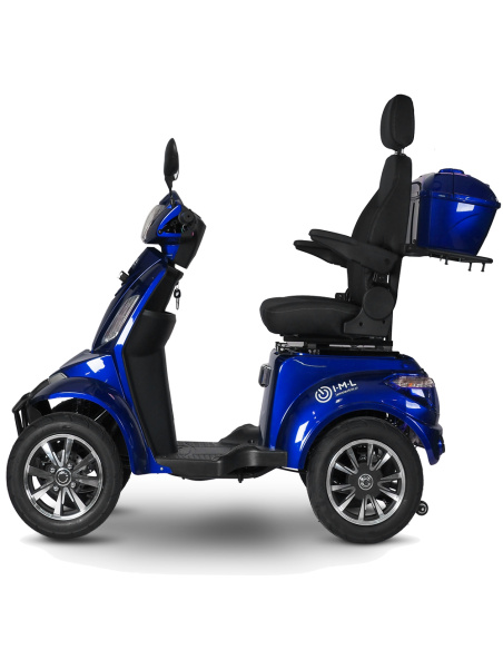 scooter électrique 4 roues CAPFRAPP pour PMR et séniors avec dossier capitaine