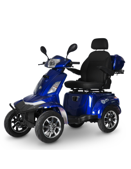 scooter électrique 4 roues CAPFRAPP pour PMR et séniors avec dossier capitaine
