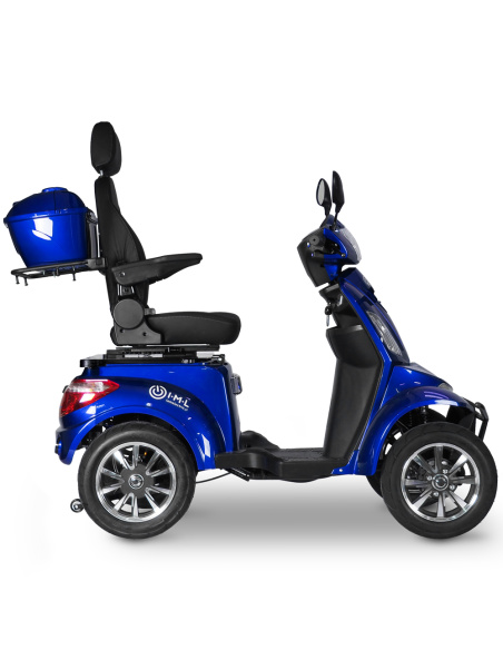 scooter électrique 4 roues CAPFRAPP pour PMR et séniors avec dossier capitaine