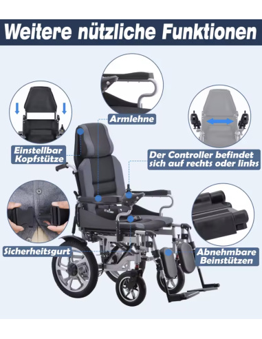 conforty fauteuil électrique 4 roues 500 watts...