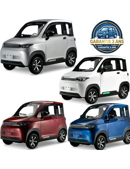 Futuri 4 PRO voiture electrique sans permis nouvelle génération bi-place