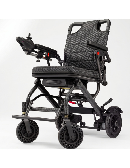 DOOM Fauteuil roulant électrique 360 watts 9 kg pliable  ultra léger pour PMR et séniors