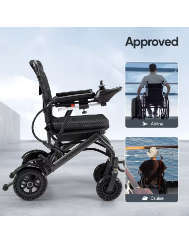 DOOM Fauteuil roulant électrique 360 watts 9 kg...