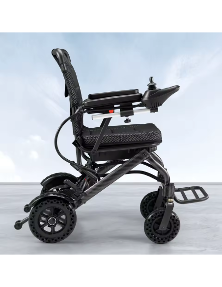 DOOM Fauteuil roulant électrique 360 watts 9 kg pliable  ultra léger pour PMR et séniors