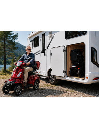 Scooter électrique 4 roues pour seniors et PMR...