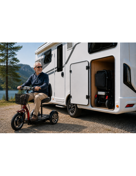 TRIBO 500 Trottinette électrique 3 roues stable pour séniors et PMR stable