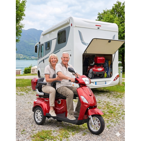 COCO - Scooter électrique 3 roues 2 places 1000 Watts... 2