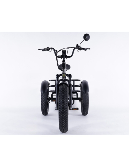 Tricycle électrique essentiel fatbike 3 roues pour PMR et séniors