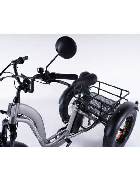 Tricycle électrique essentiel fatbike 3 roues pour PMR et séniors