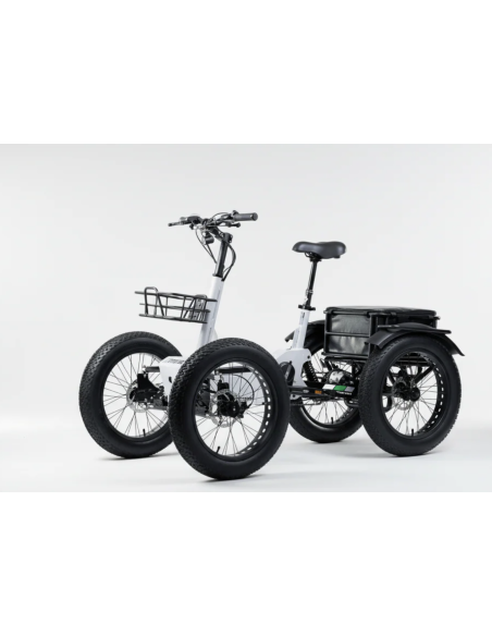 Quadricycle fatbike Quad etnic à assistance électrique