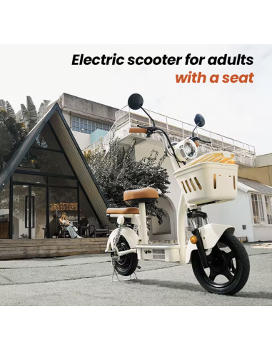 scooter électrique 2 roues CHOPPY 2 places