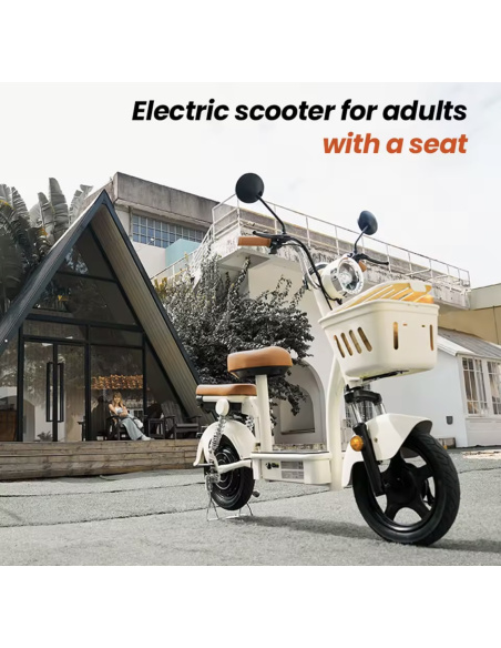 scooter électrique 2 roues CHOPPY 2 places
