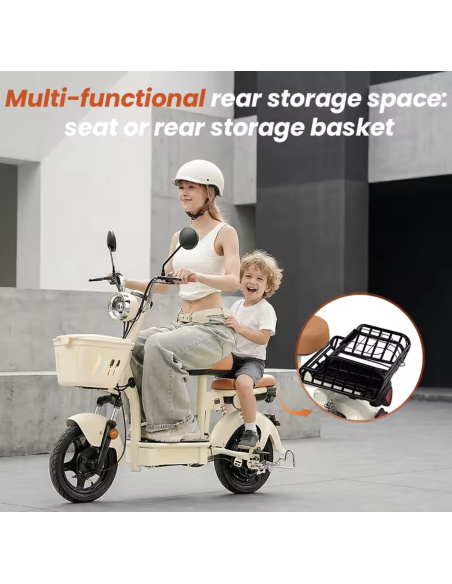 scooter électrique 2 roues CHOPPY 2 places