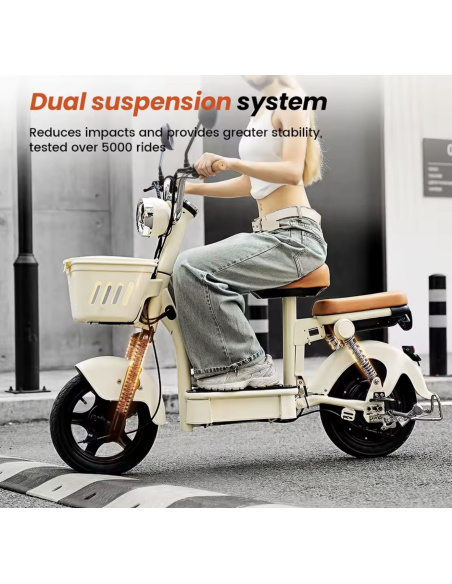 scooter électrique 2 roues CHOPPY 2 places