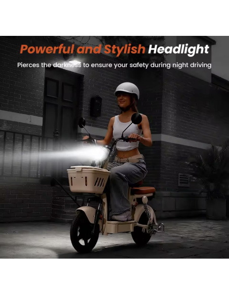 scooter électrique 2 roues CHOPPY 2 places