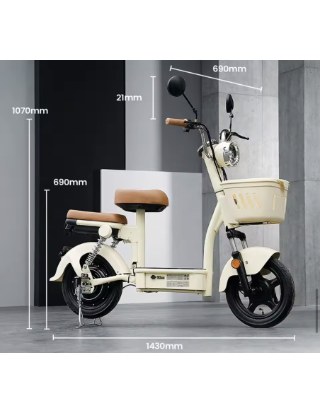 scooter électrique 2 roues CHOPPY 2 places